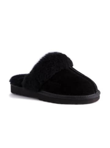 Aus Wooli Slipper Sydney in Black