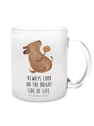 Mr. & Mrs. Panda Kaffeetasse Hund Keks mit Spruch in Transparent