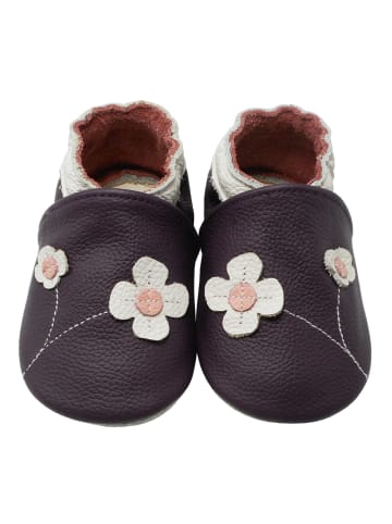 Yalion Baby Krabbelschuhe aus Leder, weiche Lauflernschuhe mit rutschfester Sohle