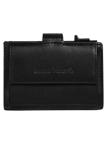 Bruno Banani Geldbörse echt Leder in schwarz