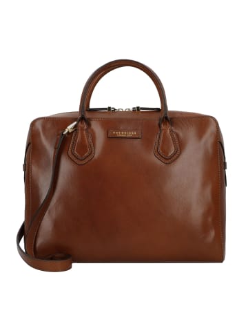 The Bridge Costanza Aktentasche Leder 36 cm Laptopfach in marrone