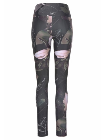 LASCANA ACTIVE Leggings in gemustert-khaki-hellrosa