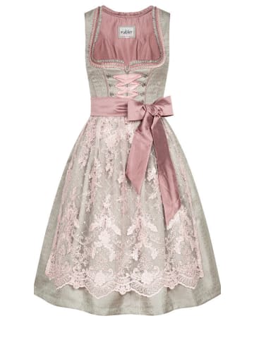 Nübler Dirndl midi Rosy in Silber