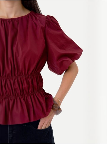 TeeShoppen Top Valentina in Burgundy