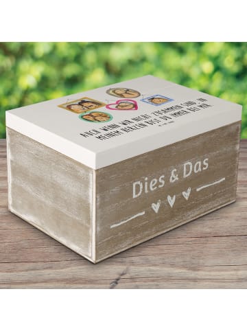 Mr. & Mrs. Panda Box Trennung von den Eltern mit Spruch in Weiß