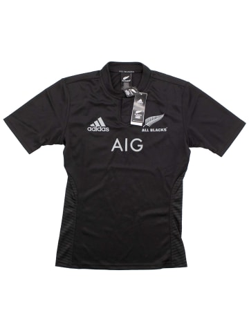 adidas Shirt All Black New Zealand Rugby Home Jersey in Schwarz