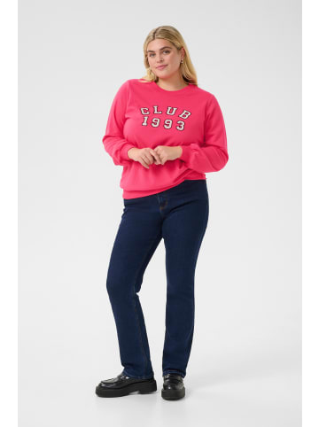 KAFFE curve Sweatshirt KCvioli in Raspberry