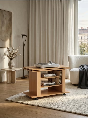 KADIMA DESIGN TV HiFi Bank OREGON Fernsehtisch drehbar & rollbar 75 x 38 x 51