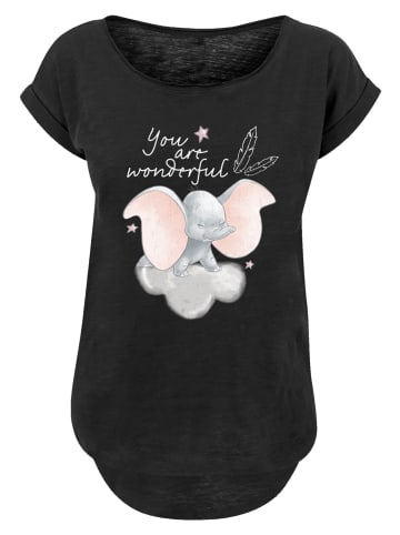 F4NT4STIC Long Cut T-Shirt Disney Dumbo You Are Wonderful in schwarz