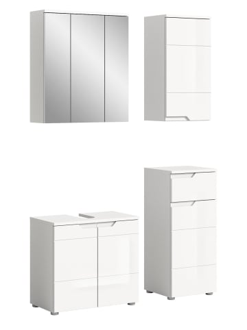 ebuy24 Badmöbelset Solero Weiß 116 x 34 cm