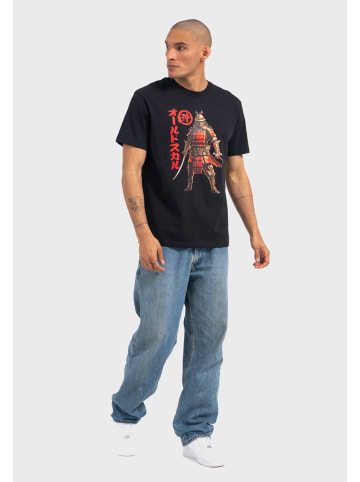 OLDSKULL T-Shirt Asian Shogun Legacy Graphic in Black