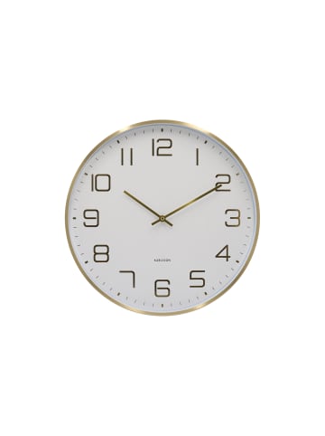 Karlsson Wanduhr in weiß