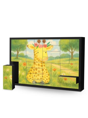 Mr. & Mrs. Panda Adventskalender Giraffe Blumenkranz Design ohne... in Weiß