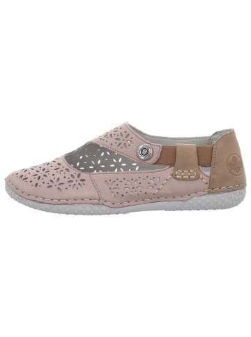 rieker Sportlicher Slipper in grau