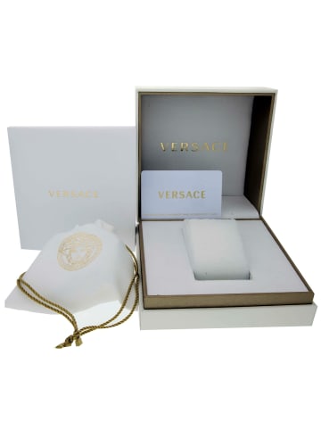 Versace Analoguhr für Herren in silber