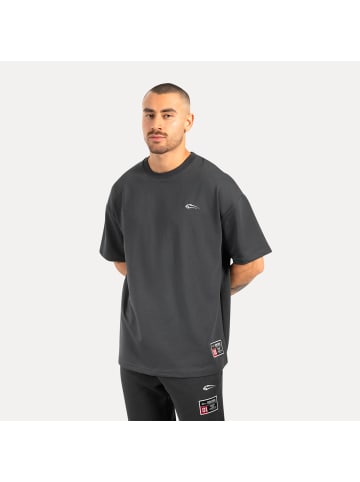 SMILODOX T-Shirt Rayk in Anthrazit