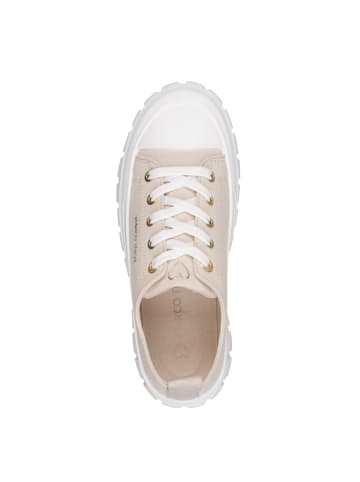 Marco Tozzi Plateau Sneaker in Beige