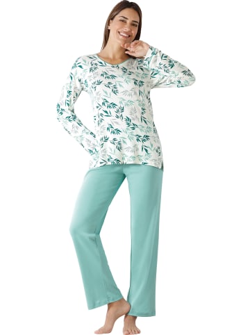 hajo Interlock-Jersey Schlafanzug in jade