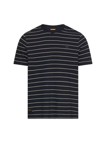Camel Active T-Shirt aus reiner Baumwolle in Dunkelblau