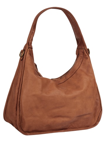 Samantha Look Shopper echt Leder in cognac