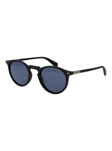 Polaroid Männer Sonnenbrille Rund Schwarz