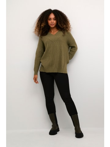 CULTURE Strickpullover CUolivia in Burnt Olive