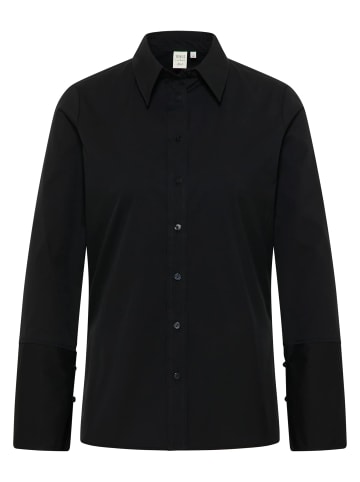 Eterna Langarmbluse für Damen in schwarz