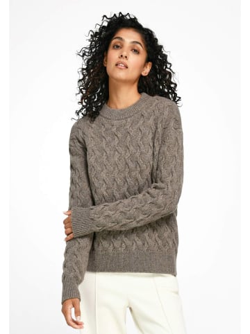 PETER HAHN Strickpullover New Wool in taupe