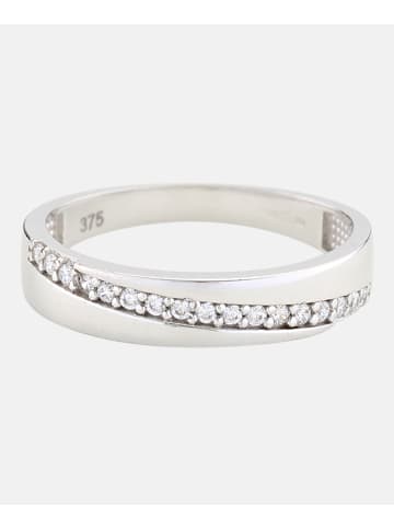 Diamant L'éternel Eternity-Ring aus 375 Weißgold mit Zirkonia