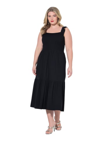 MIAMODA Midikleid in schwarz