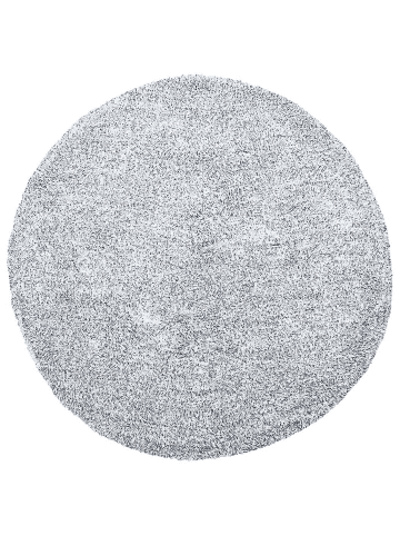 Beliani Shaggy DEMRE in Grau/Schwarz - (W) 140 x (H) 2 x (L) 140 cm