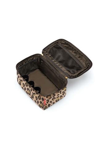 Reisenthel travelling - Beautycase 27 cm (twist maroon) in leo macchiato