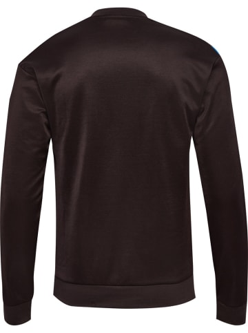 Hummel Trainingsjacke "Archive Regular Poly Zip Jacket" in Braun