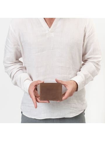 Redolz Leather Essentials QF Geldbörse RFID Leder 12 cm in brown