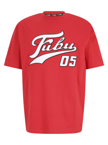 FUBU T-Shirt in red/white/black