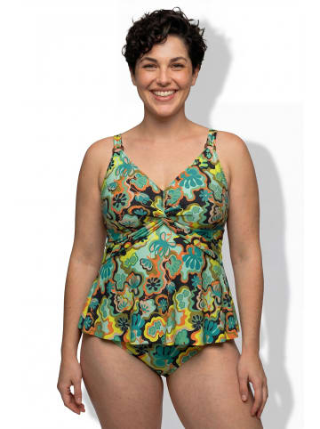 Ulla Popken Bikini in blautürkis