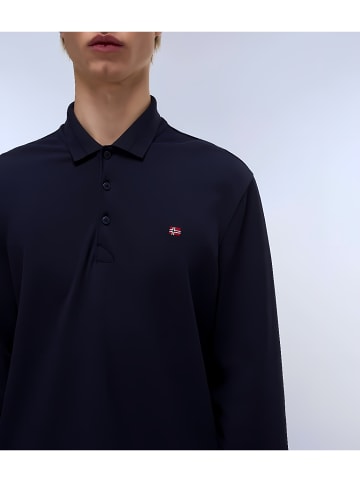 Napapijri Polo "Ealis Ls 1" in Blau