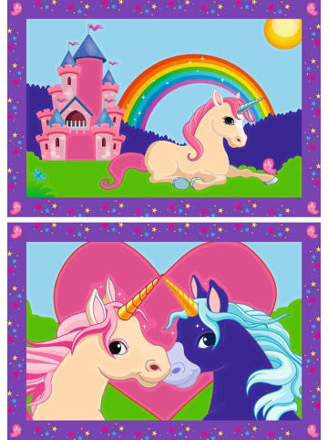 Ravensburger Malprodukte CreArt, Malen nach Zahlen Junior - Bunte Einhornwelt Malen nach Zahlen Junior 5-7 Jahre in bunt