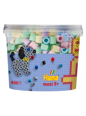 Hama Dose mit 600 Maxi-Bügelperlen pastellmix 2 (5 Farben) - ab 3 Jahren