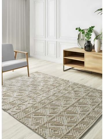 Atticgo Kurzflor-Teppich PAMUK in creme