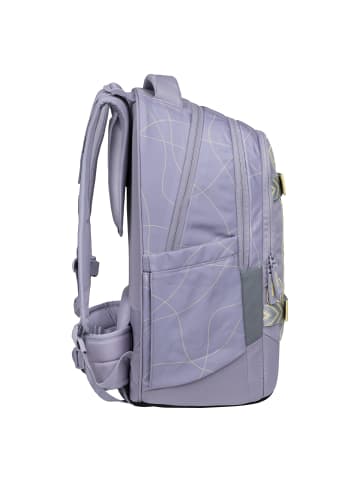 BAAGL 5-tlg. Set: Schulrucksack Skate Max in Violett Mishmash