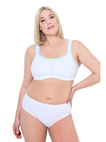 Ulla Popken Sport BH in schneeweiß