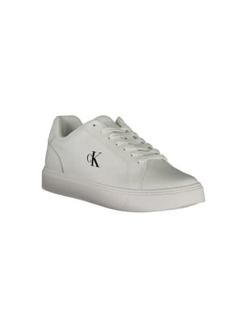 Calvin Klein Weiße Polyurethan-Sneaker