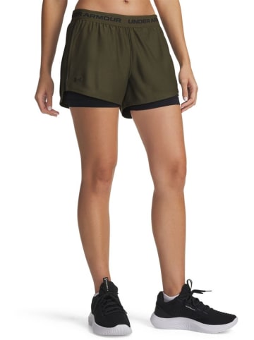 Under Armour Sportshorts "Tech Play Up 2In1 Shorts" in Grün