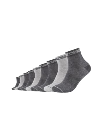 Mustang Kurzsocken 9er Pack casual in dunkelgrau mix