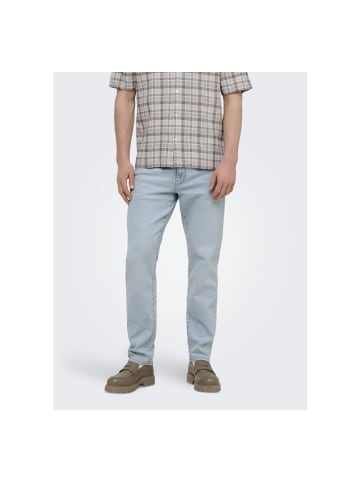 Only&Sons Jeans in light blue bleached denim