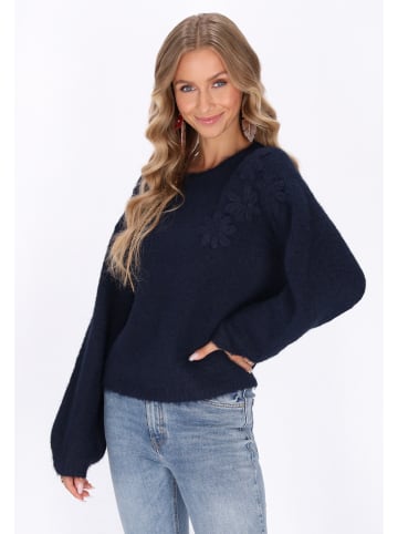 IZIA Women Sweater in navy