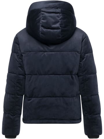ragwear Steppjacke Roobie Velvet YOUMODO in Navy