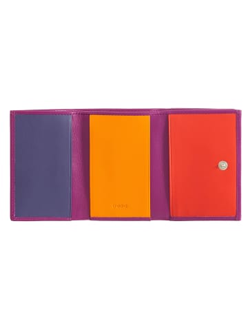 DuDu Honduras Geldbörse Leder 10 cm fuchsia