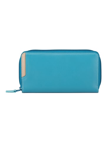 MYWALIT Geldbörse RFID Schutz Leder 20 cm sardinia